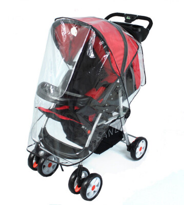 

NicerDicer Universal Waterproof Rain Cover Wind Shield Fit Most Strollers Pushchairs 96539