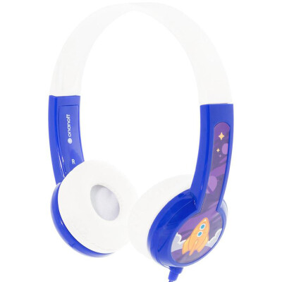 

BUDDYPHONES Standard Learn English Kids Music Headphones Headphones Protection Kids Listening Kids Cute Birthday Gifts Blue