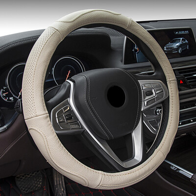 

KOOLIFE steering wheel cover winter leather breathable steering wheel set Ford Sagitar Corolla collar Kai Yue Xuan Yi Chevrolet Hideyoshi Volkswagen Sagitar O-B