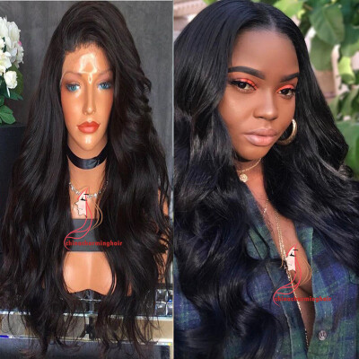 

180 Density Glueless Lace Front Human Hair Wigs For Black Women Body Wave Brazilian Remy Hair Pre Plucked With Baby Hair