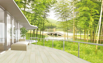 

Custom photo wallpaper 3D HD Wallpaper mural bedroom living room TV background wallpaper bamboo landscape balcony mural