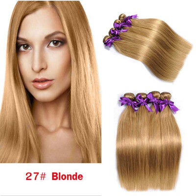 

27 Colored Honey Blonde Peruvian Virgin Hair Weave 4 Bundles Cheap Peruvian Straight Human Hair Weave Extensions
