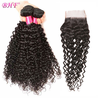 

Brazilian Kinky Curly Virgin Hair With Closure Afro Curly Mink Unprocessed Virgin Brazilian Hair Lace Closure Free Shipping
