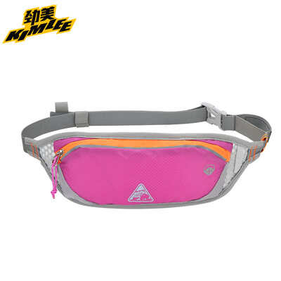 

KIMLEE Waterproof Running Waist Bag Men Women Gym Sport Fitness Waist Packs Hip Money 5.5 inch Phone Holder With Earphone Hole
