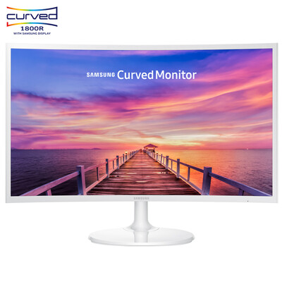 

SAMSUNG C27F391FHC 27-дюймовый криволинейный кривизна 1800R с широким углом Низкий ЖК-монитор с изогнутым ЖК-экраном (HDMI)