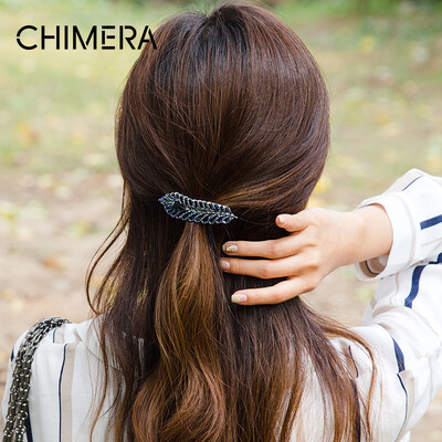 

Химера (Chimera) украшения для волос камни летающий Фэн Лю перо шпилька верхней прижим скрыть синий