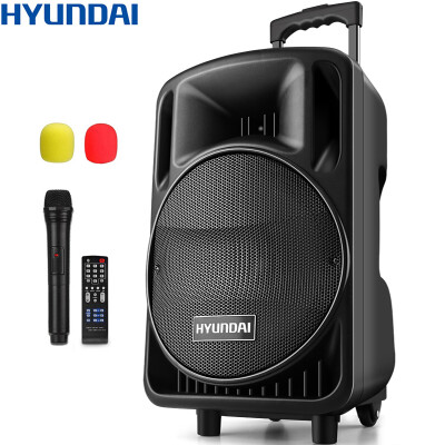 

Современный (HYUNDAI) VQ12 Audio Speaker Square Dance Audio 12-дюймовый сабвуфер Rod Stereo Outdoor Speaker Bluetooth USB Беспроводной микрофон