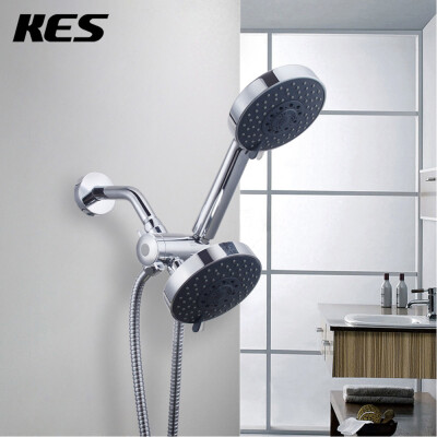 

KES TP501B Bathroom Five Function Handheld Shower and Showerhead Combo System with 79-Inch (2-Meter) Hose, Polished Chrome