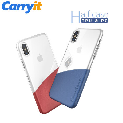 

DHL Free Shipping wholesales Nillkin Half PC & TPU Clear Armor Fashion Protective Cover Case Crashproof for iPhon