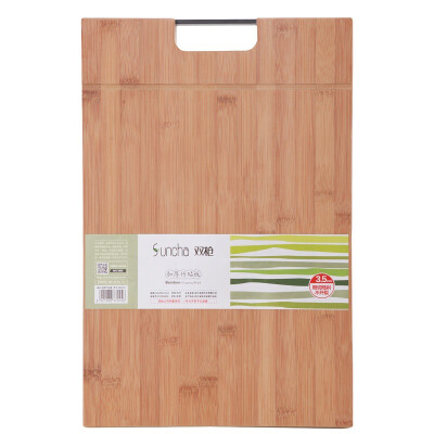 

Suncha chopping board bamboo craft chopping board thick chopping board chopping board with sink panel chop bone bones board ZB4535 (45 * 29 * 3.5cm