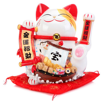 

Jingdong Supermarket Jinshi Workshop Large Lucky Cat Swinging Decoration Shop Opening Home Electric Creative Gift Gold Shipping Lucky Sweep Cat C53506