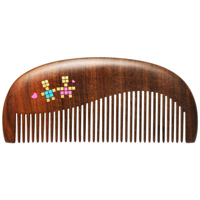

Combs fragrant yellow poplar series heart of heart love heart set in the quality of combs Christmas gifts to send his girlfriend creative gifts to send girls birthday gift comb gift box SHY-1301