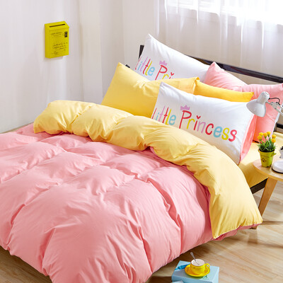 

Brata Cotton twill four piece set of high count&high density bed product suite