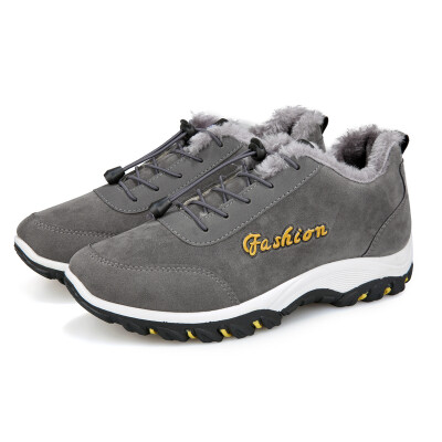 

Leisure and low-cut, With velvet sneakers, Men's shoes