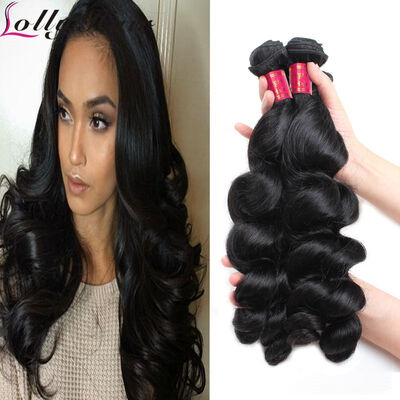 

7A Малайзийская Virgin Hair Loose Wave Малазийская свободная волна Virgin Hair 3 Bundle Deal Human Hair Loose Curly Malaysian Hair Bundles