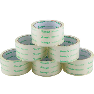 

GuangBo 6 упаковка 48mm * 30y высокая прозрачная лента уплотнительная лента офисные канцелярские товары FX-65