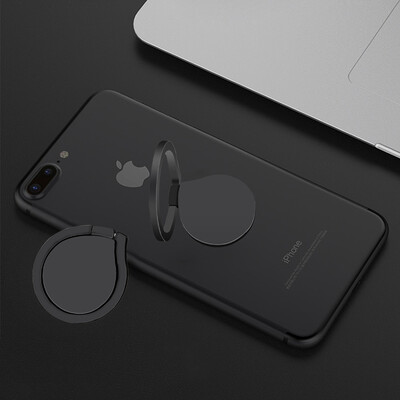 

MOKIS zinc alloy multi-function phone bracket metal ring buckle bracket car lazy support desktop bracket phone tablet general black