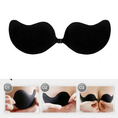 

DuoSu Самоклеющиеся Push Up Силиконовый Бюст Передняя Закрытие Бретелек Невидимый Бюстгальтер