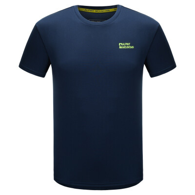 

Elmont ALPINT MOUNTAIN Spring&summer couple quick-drying T-shirt outdoor short-sleeved moisture perspiration T-shirt 630-522 possession of green M