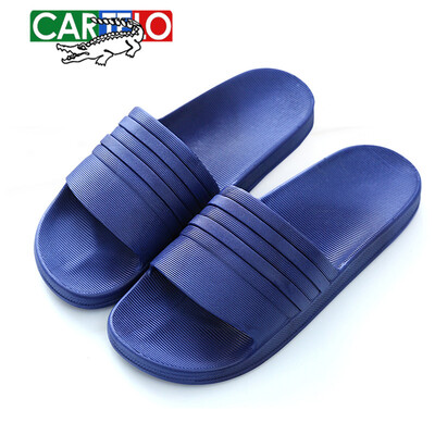 

Card Di Le crocodile four seasons men&women home slippers bathroom bath non-slip one soft bottom indoor home beach couple sandals male K7DXY8827 blue 260 40-41