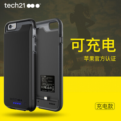 

Tech21 яблоко iphone 6 / 6s (4,7 дюйма) зажим батарея мобильного телефона оболочка случай телефон черный