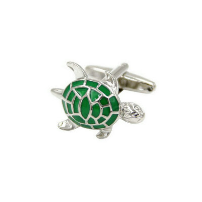 

Yoursfs® Copper with Gold Plated Green Tortoise Cufflink Men's Fashion Jewelry