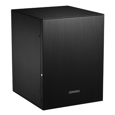 

JONSBO C2 black MINI chassis supports 245215CM size motherboard all aluminum chassis ATX power 80MM high internal radiator