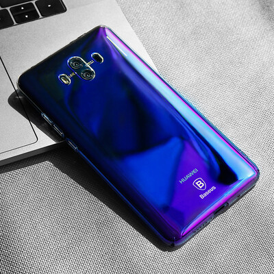 

Времена мышления (Baseus) Huawei Mate10 телефона оболочка защитного рукав градиентных модные мужчин и женщин все включено Hard Case Huawei mate10 красочной оболочку двойного сопротивления падения гальванического 4,7 дюйма через черный