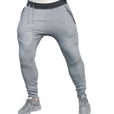 

MECH-ENG Mens Joggers Pants Gym Workout Running Casual Long Trousers Pockets