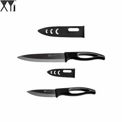 

Most Popular 3, 5 Inch Ceramic Knife XYJ Brand High Class Cooking Tools Paring Slicing Kitchen Knife 2 Pcs Set Beautiful Gift