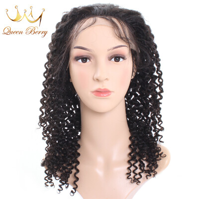 

8A Curly Wave Wig 100% Unprocessed Virgin Human Hair Lace Frontal Wig