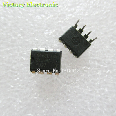 

10PCS/Lot 24C64 AT24C64 AT24C64N 24c64 Chip Integrate DIP-8 Wholesale New Original