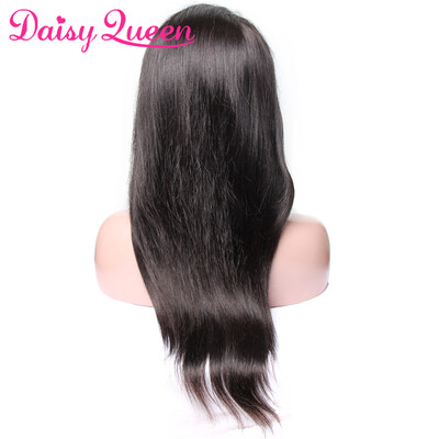 

Brazilian Human Hair Wigs 180 Straight Lace Front Human Hair Wigs For Women 100 Remy Pre Plucked With Baby Hair Natural Hairline