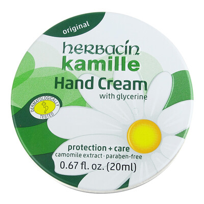 

Herbacin Cracking Cream 20ml Round Can Hand Cream Moisturizing Moisturizing Preventing Dryness