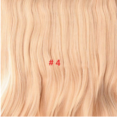 

Wavy Clip in Hair 4 Clips 190g/pc Heat Resistant Fiber 24 inch Stretched Pure Color Synthetic Hair Extensions for Women