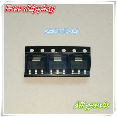 

Free Shipping 500PCS/LOT Original AMS1117-3.3 AMS1117-3.3V AMS1117 LM1117 1117 Voltage Regulator We only provide good quality