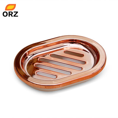 

ORZ Ванная комната мыло блюдо Роуз золото кухня Ванная комната хранения держатель Box корзина пластины ванной инструменты для мыла