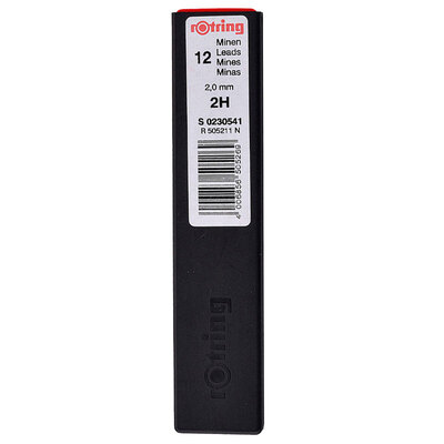 

Red ring Rotring lead 2H 20mm