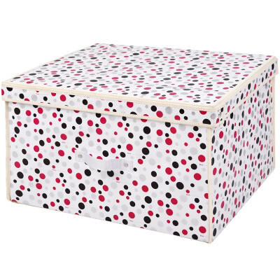 

Baicao Yuan dot large storage box finishing box clothes sundries storage box storage box 60L 1 loaded