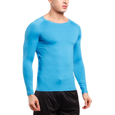 

MECH-ENG Mens Sport Shirt Compression Tight Long Sleeve Top Quick Dry Base Layer Outdoor Sports Running Cycling Gym T-Shirt