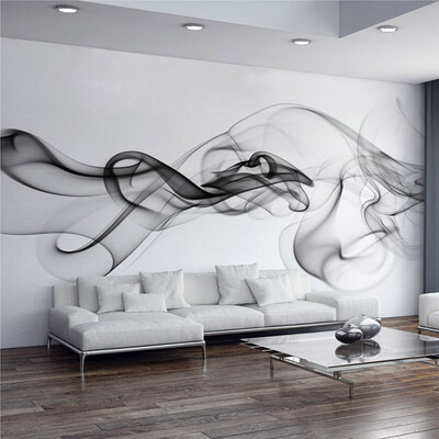 

Custom Wall Mural Modern Smoke Clouds Abstract Art Large Wall Painting Bedroom Living Room Sofa TV Photo Wall Paper 3D