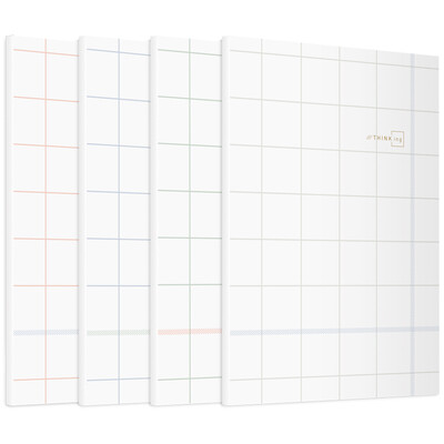 

Deli deli 4 B560 page square inch series student glue set soft copybook notebook notebook JB560-01JY