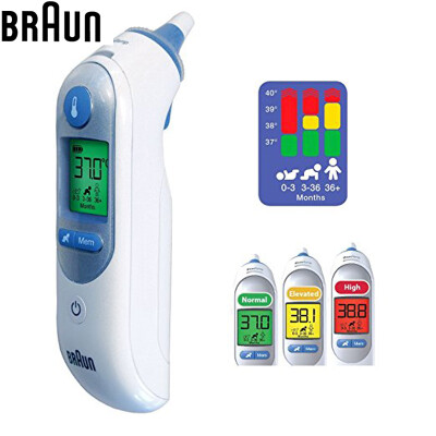 

Braun Ear Thermometer Baby IRT6520 Digital LCD Body Accurate Fever Temperature Measurement Lens Filter Family Health Care