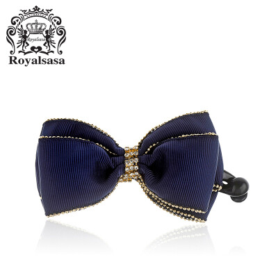 

Royal Sasa Royalsasa Korean headdress bow banana banana hair clip hair clip hair clip hairpin clip jewelry blue