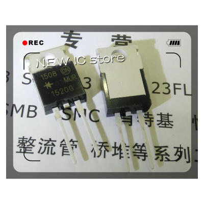 

Free Shipping 10pcs/lot Fast Recovery MUR1520G U1520G U1520 200V 15A new original