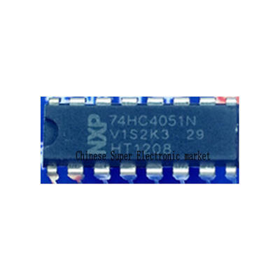 

100PCS 74HC4051N 74HC4051 DIP-16