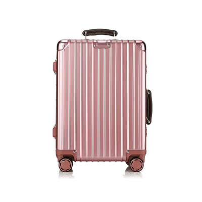 

LATIT Business Aluminum Frame Suitcase Leisure Travel Luggage 20 inches with Mute Universal Wheel