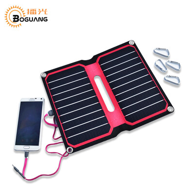 

Boguang Waterproof 5V 10W ETFE Solar Panel cell Solar charger Foldable Portable Power bank USB 5v 2A mobile phone tablet charger