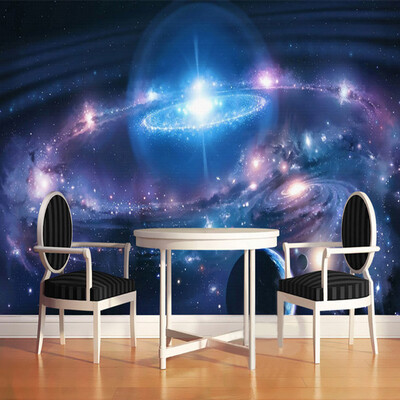 

Modern Minimalist Starry Sky Cosmic Galaxy 3D Wall Mural Wallpaper Restaurant KTV Bar Kids Room Interior Decor Fresco Wallpaper