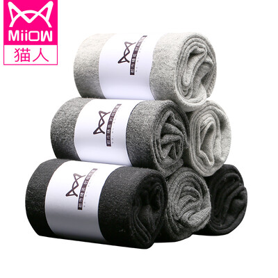 

MiiOW experience socks random color Mens socks mens cotton absorbent sweat breathable business tube male socks 1 pair